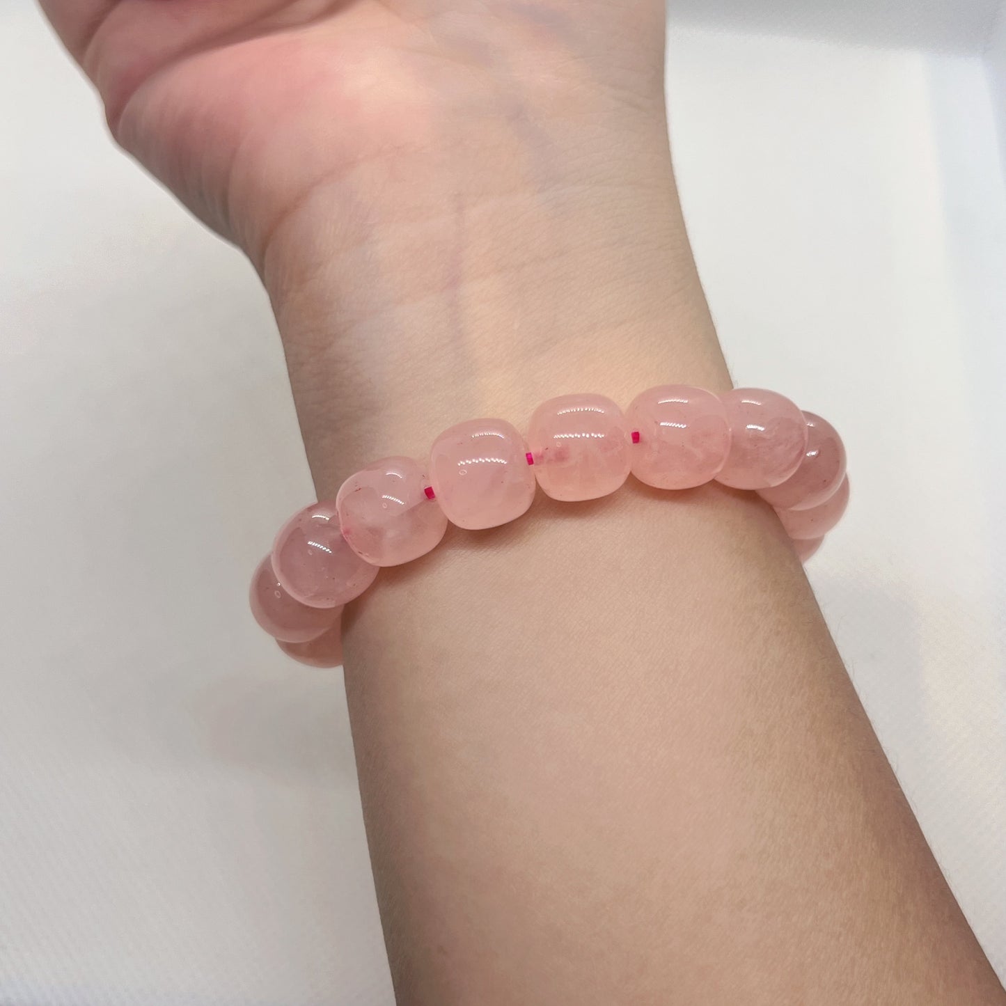 Natural Pink Crystal Bracelet