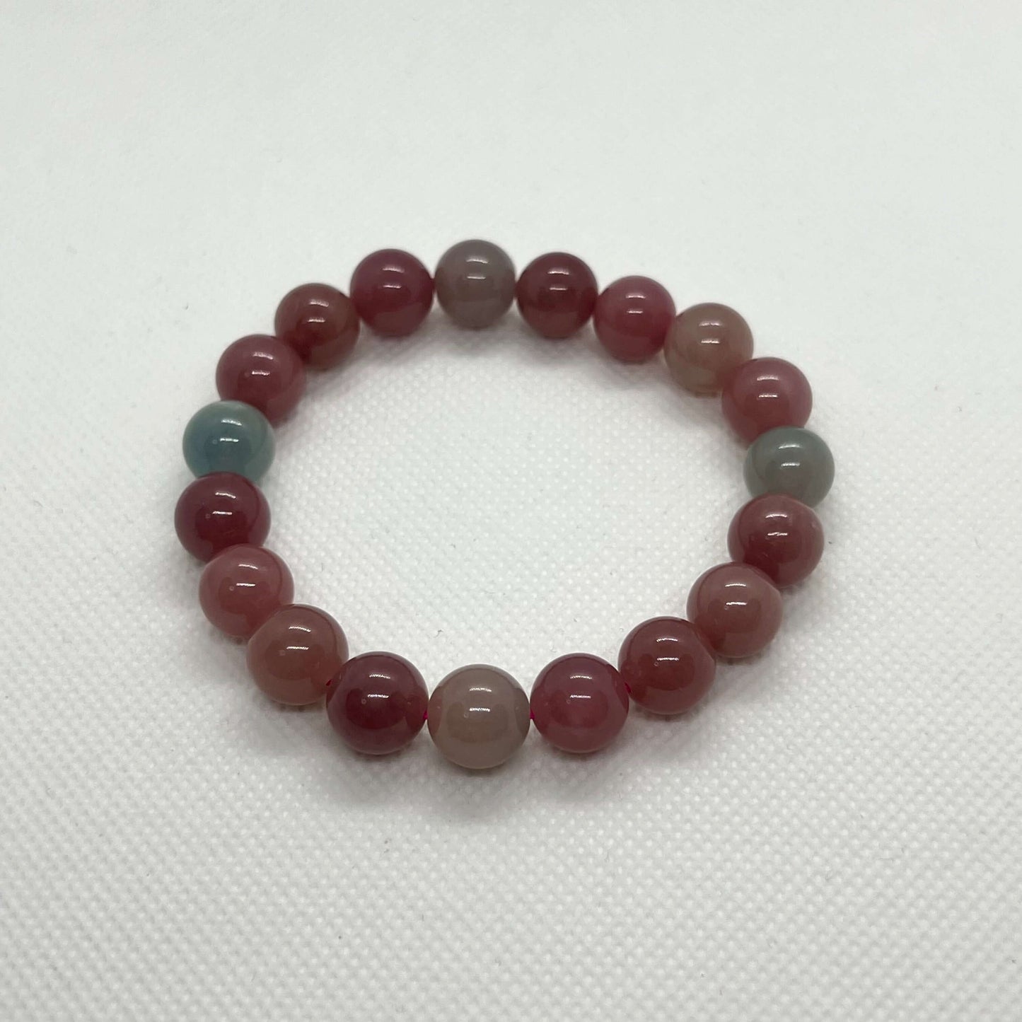 Natural Milkshake Tourmaline Jade Bracelet