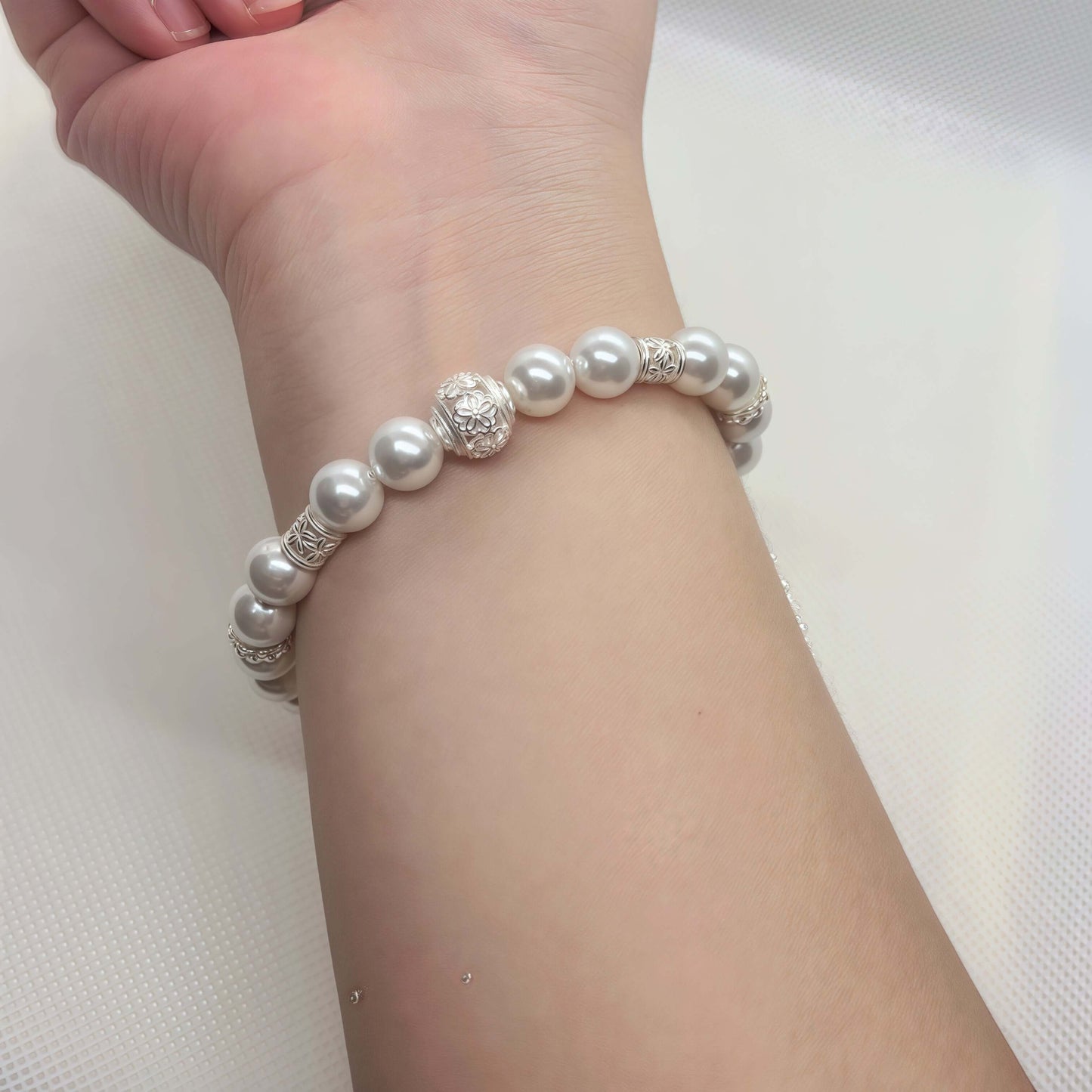 Freshwater Pearl Sterling Silver Bracelet