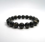 Natural Black Gold Obsidian Bracelet - DXbracelet