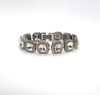 European Style Sparkling Full Crystal Cuban Chain Bracelet - Unisex - DXbracelet