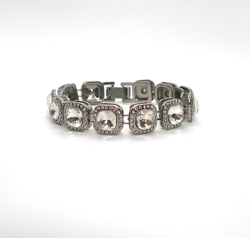 European Style Sparkling Full Crystal Cuban Chain Bracelet - Unisex - DXbracelet