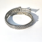 Hip-Hop "Blade of Justice" Cuban Bracelet - Full-Pave Cubic Zirconia on Copper | Versatile Unisex - DXbracelet