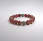 Natural Milkshake Tourmaline Jade Bracelet - DXbracelet