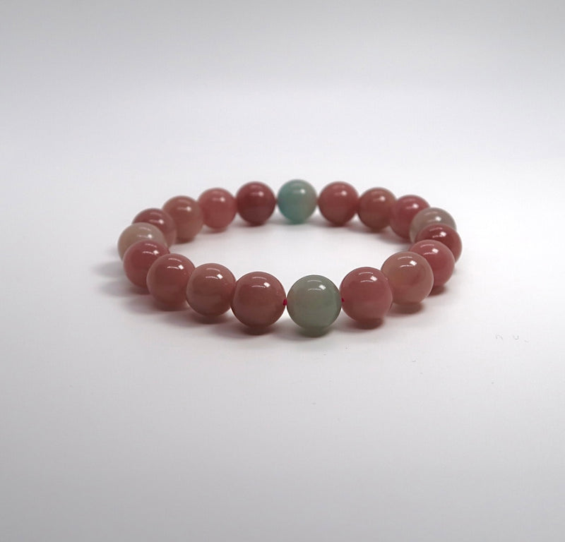 Natural Milkshake Tourmaline Jade Bracelet - DXbracelet