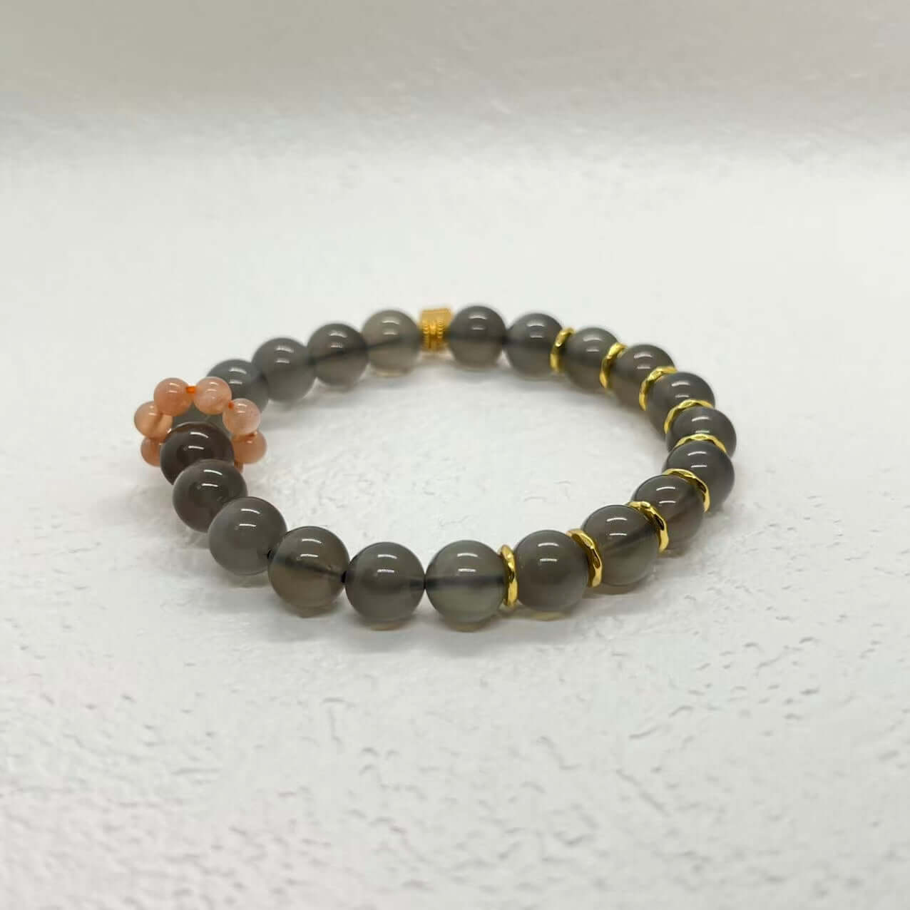 Natural Black Moonlight Sterling Silver Bracelet - DXbracelet