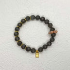 Natural Black Moonlight Sterling Silver Bracelet - DXbracelet