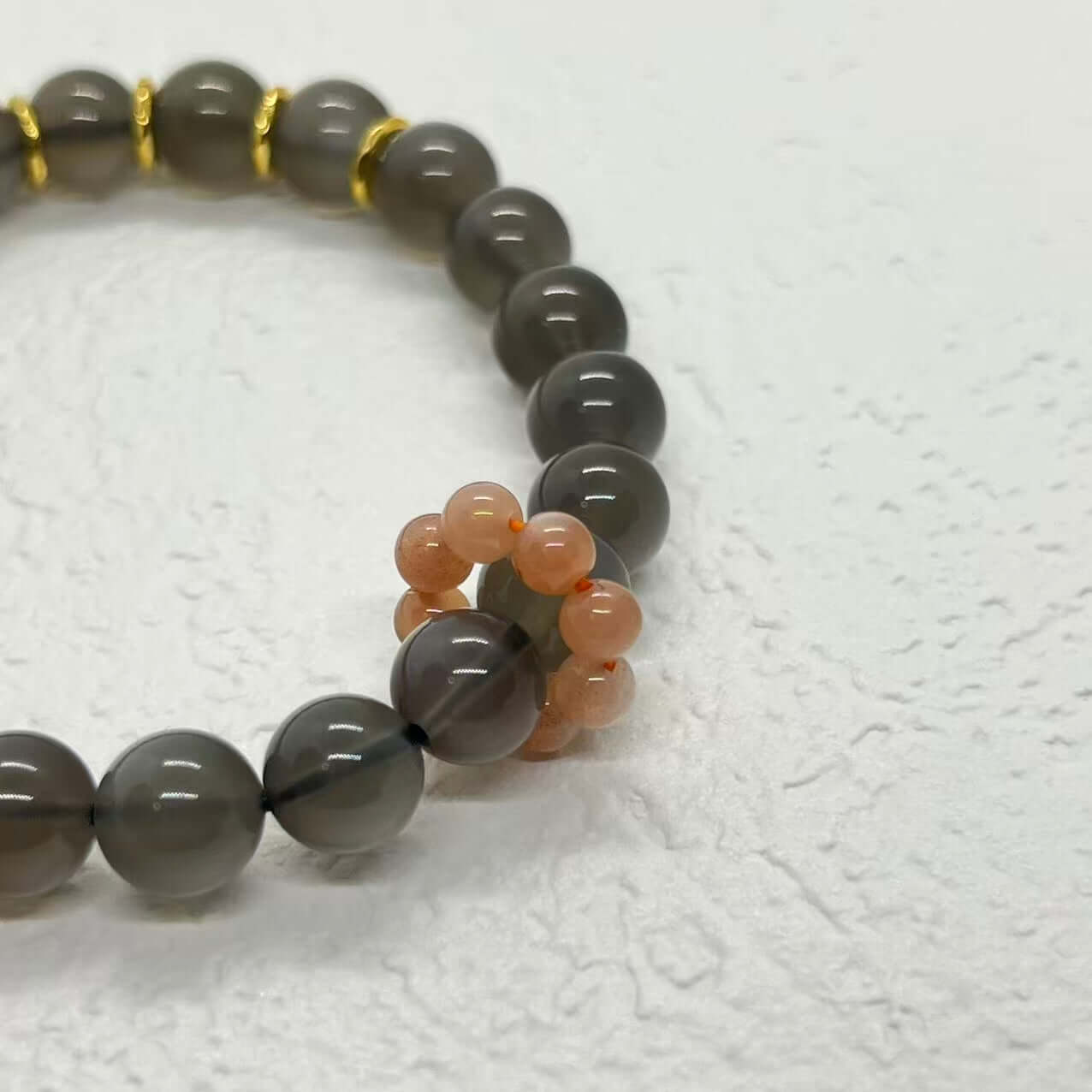 Natural Black Moonlight Sterling Silver Bracelet - DXbracelet