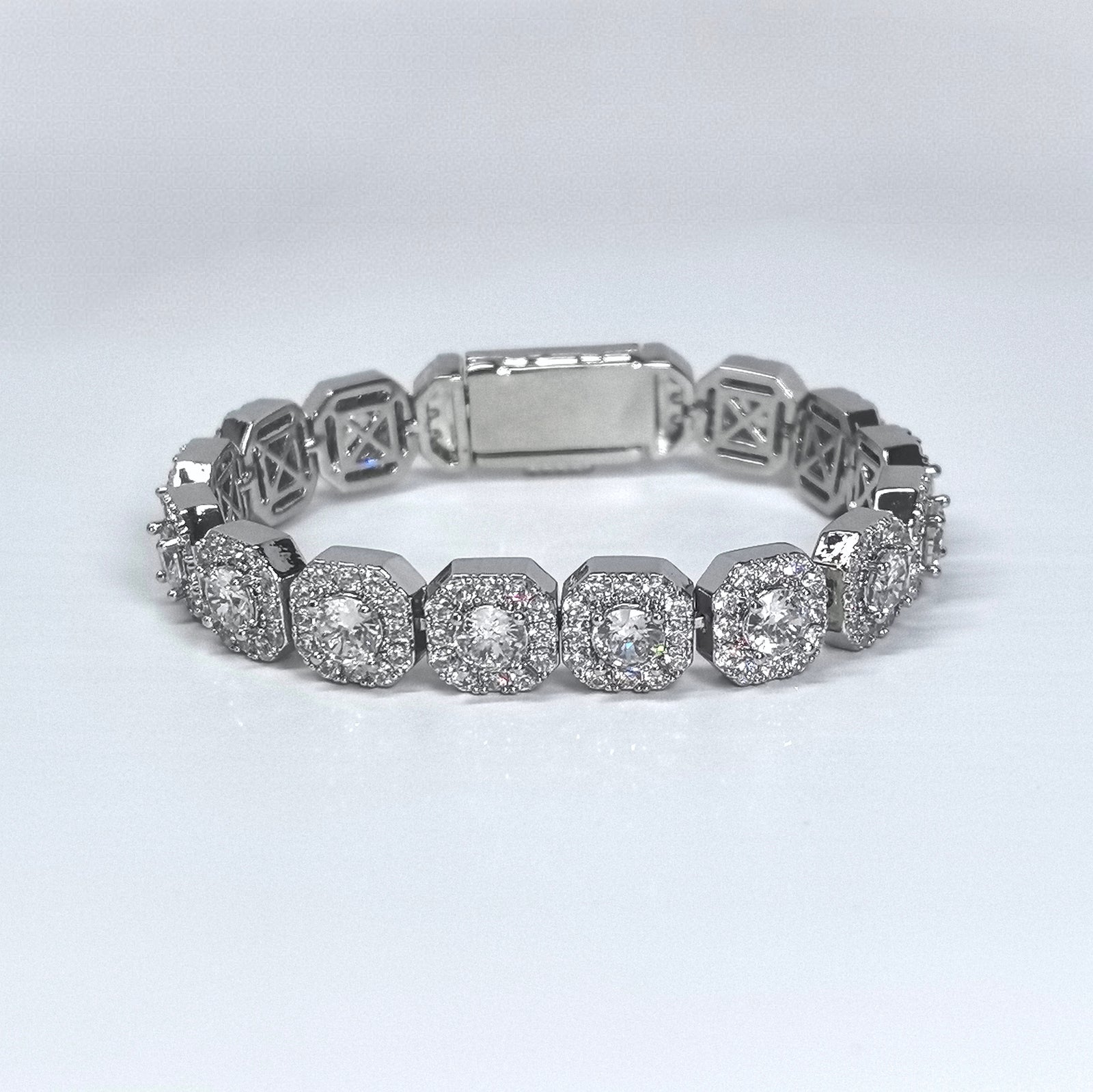 Luxury Ice-Cube Cubic Zirconia Chain Bracelet - DXbracelet