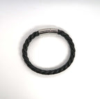 Minimalist Handwoven Twisted Leather Bracelet - DXbracelet