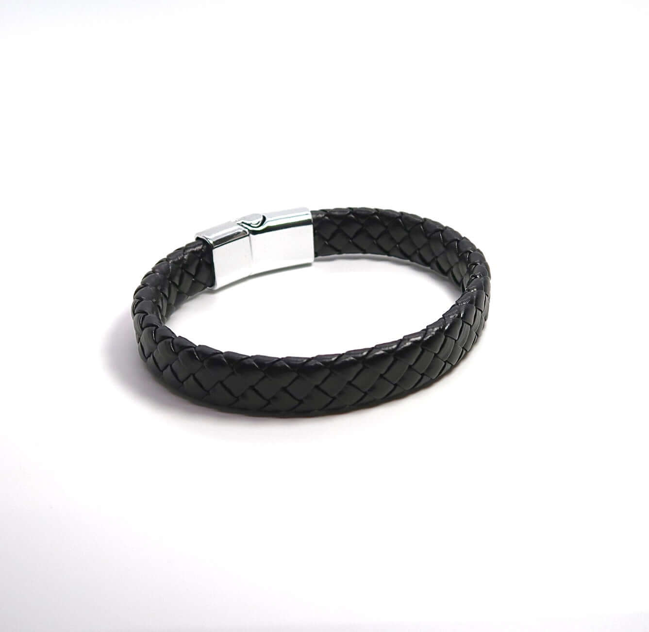 Men's Artisan Braided Rope & Leather Bracelet - DXbracelet