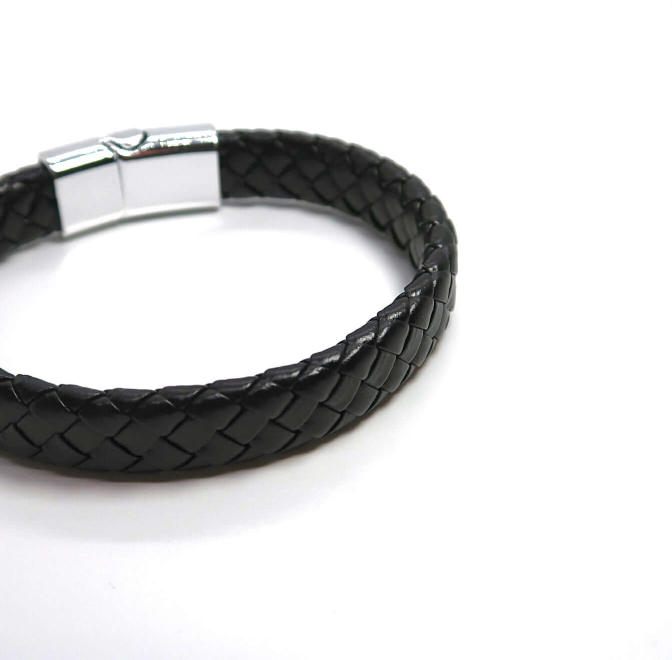 Men's Artisan Braided Rope & Leather Bracelet - DXbracelet