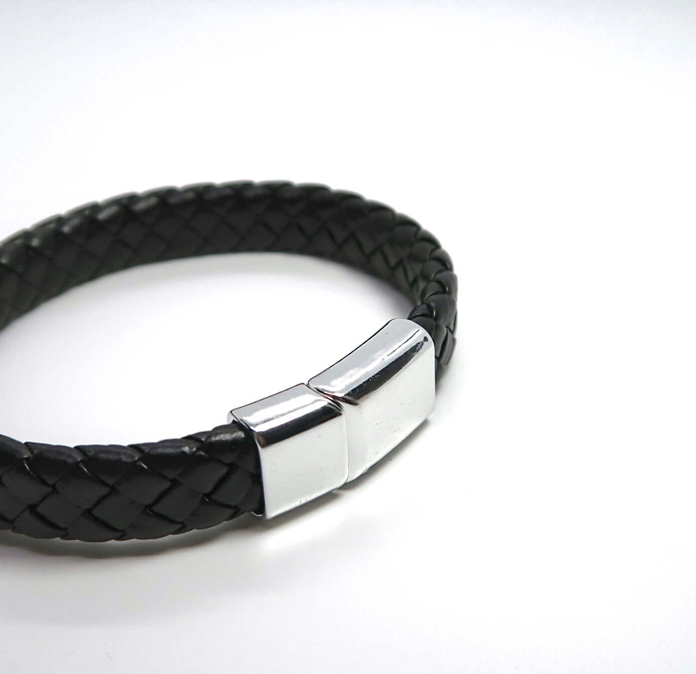 Men's Artisan Braided Rope & Leather Bracelet - DXbracelet