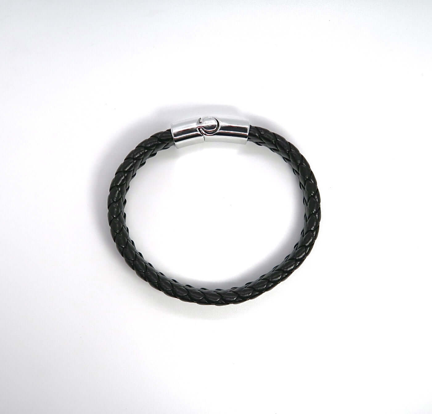 Men's Artisan Braided Rope & Leather Bracelet - DXbracelet