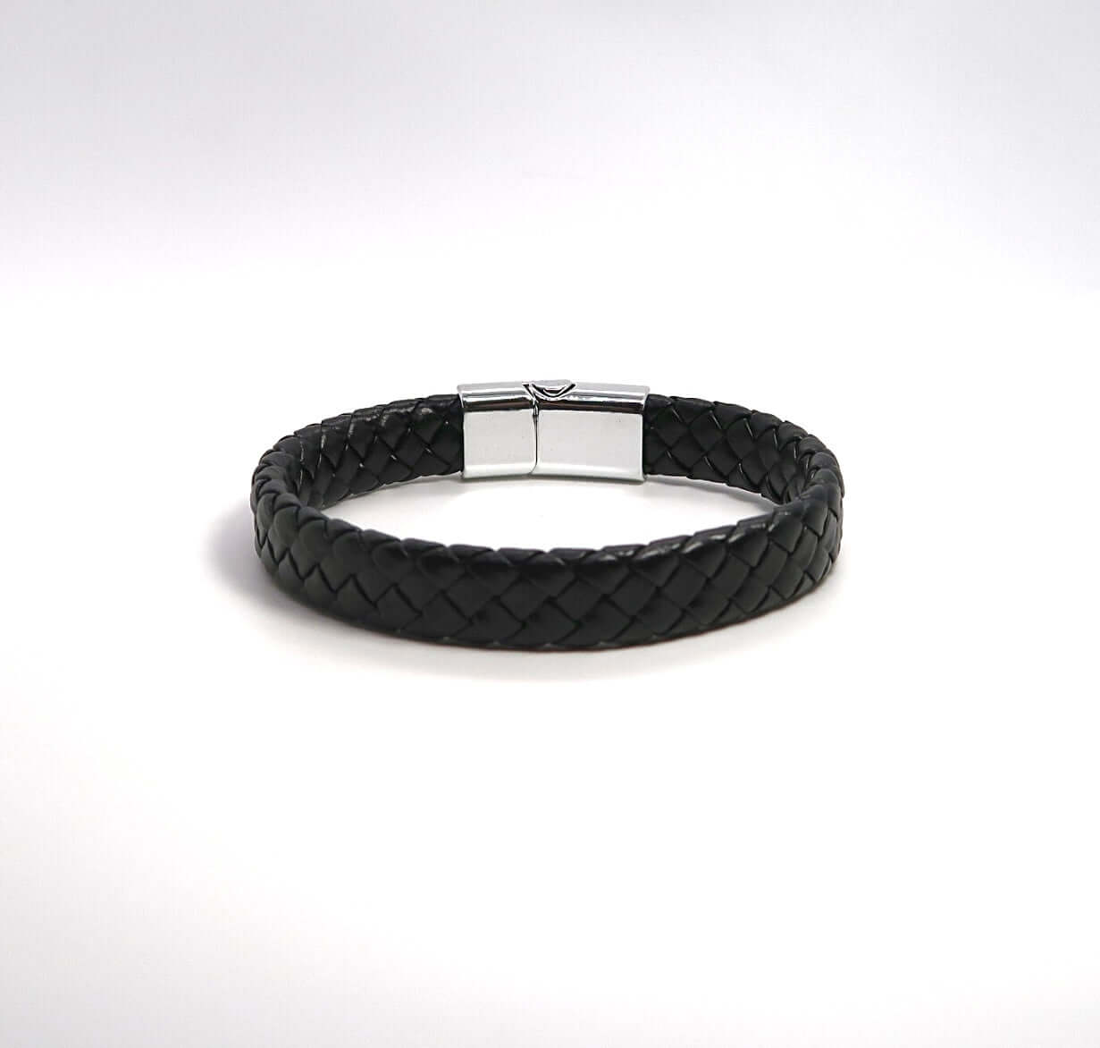 Men's Artisan Braided Rope & Leather Bracelet - DXbracelet