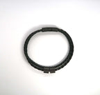 Designer-Grade Magnetic Closure Braided Leather Bracelet - DXbracelet