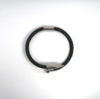 Minimalist Nailhead Braided Leather Cord Bracelet - DXbracelet