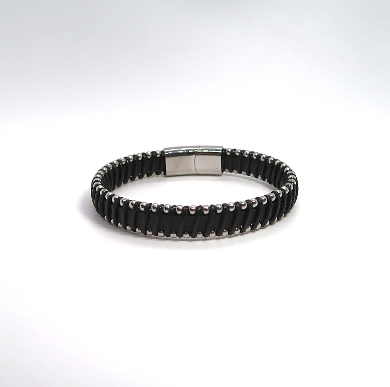 Bestseller Geometric Two-Tone Ultra Fiber Handwoven Cuff Bracelet - DXbracelet