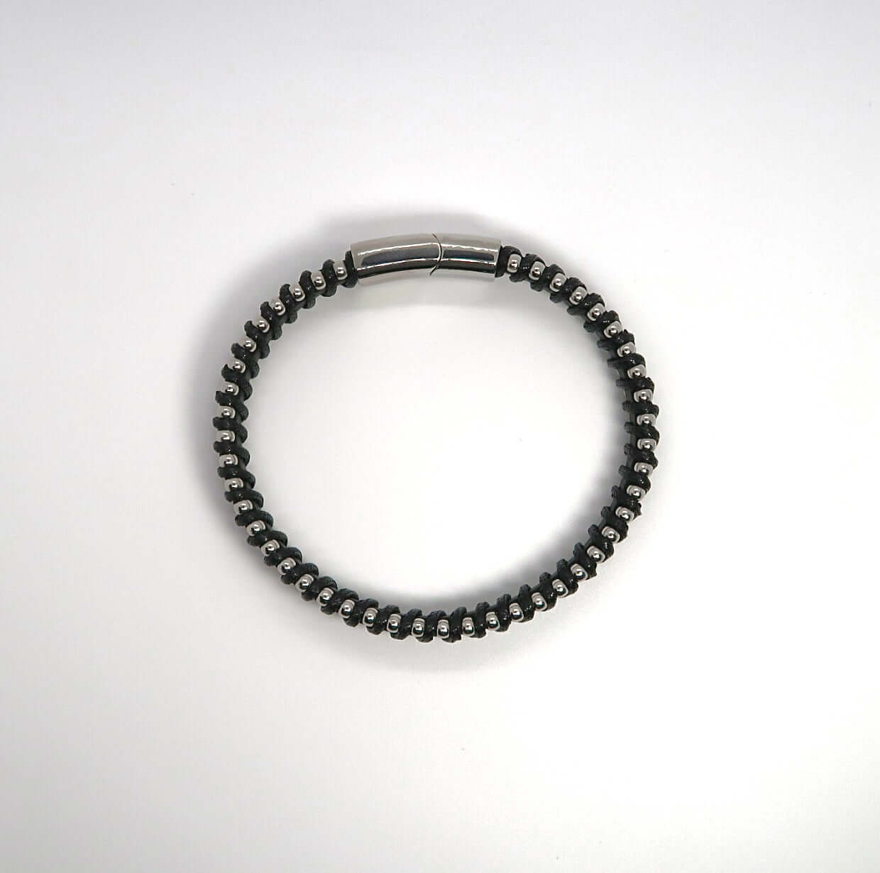 Bestseller Geometric Two-Tone Ultra Fiber Handwoven Cuff Bracelet - DXbracelet