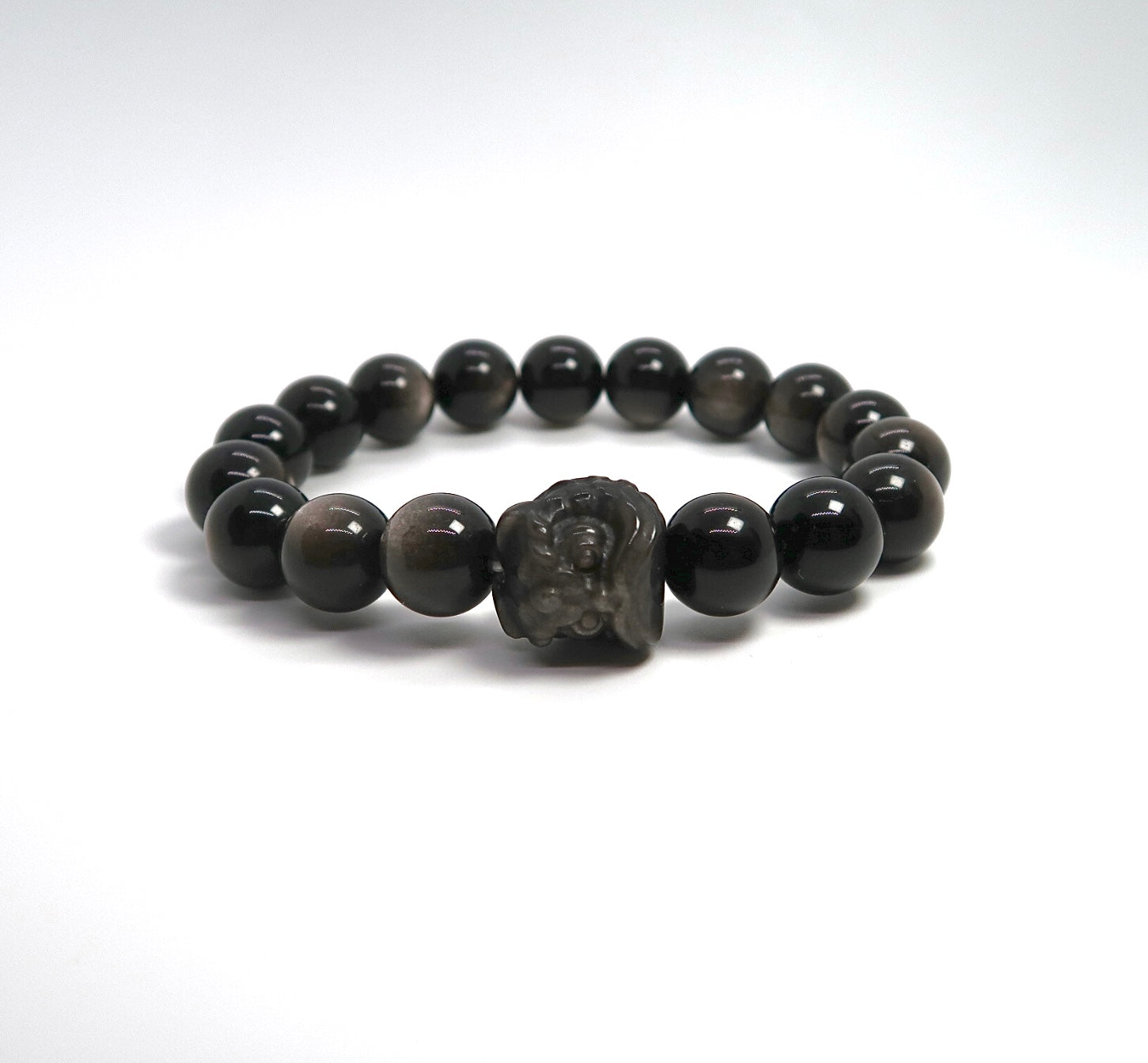 Lion Head Obsidian Bracelet - DXbracelet