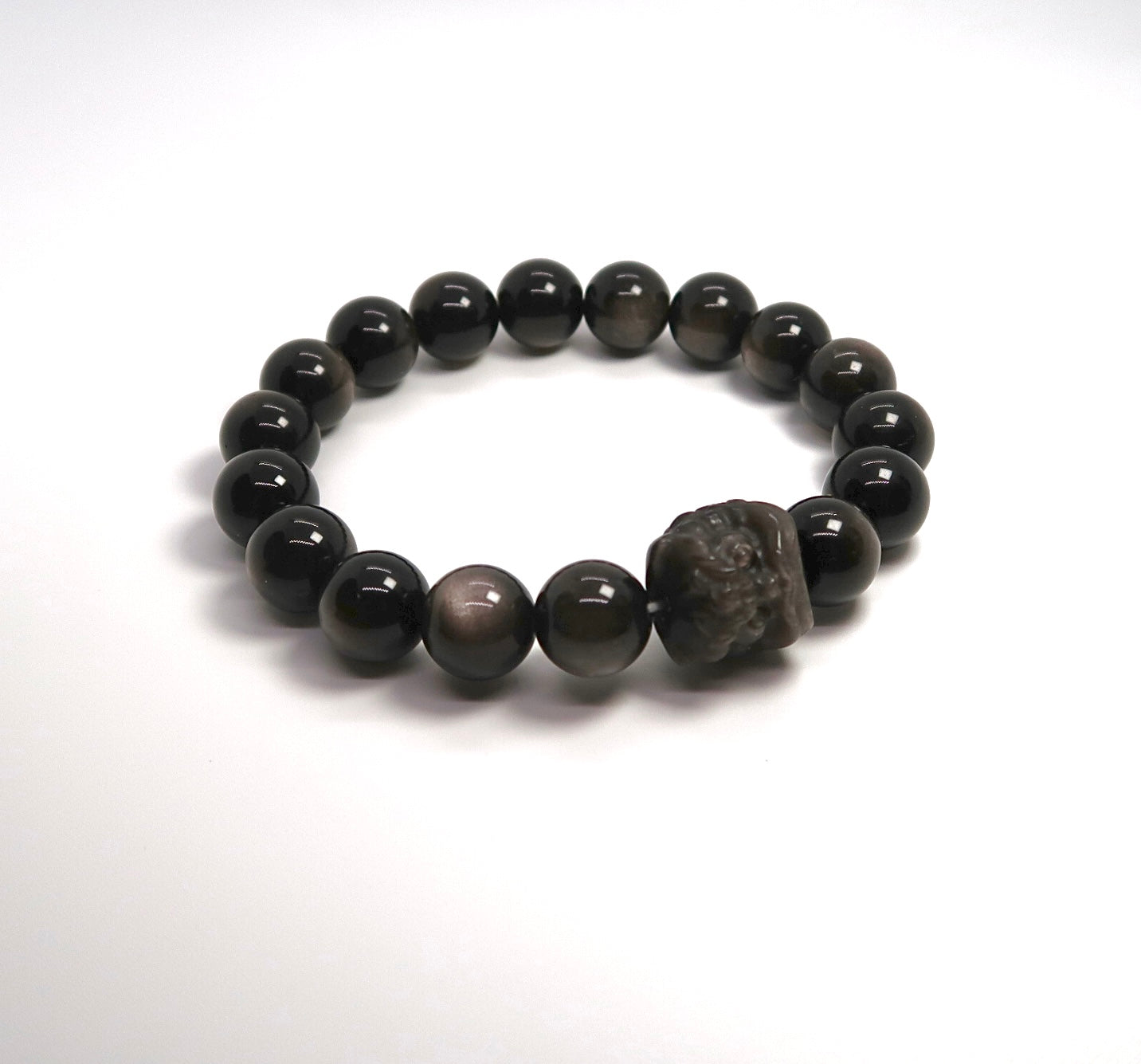 Lion Head Obsidian Bracelet - DXbracelet