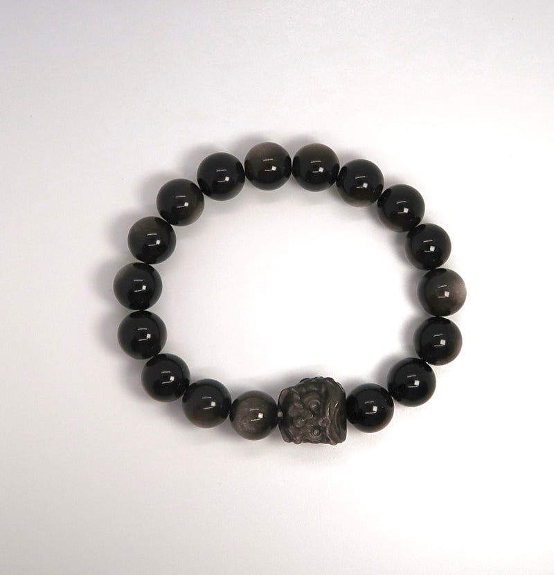 Lion Head Obsidian Bracelet - DXbracelet