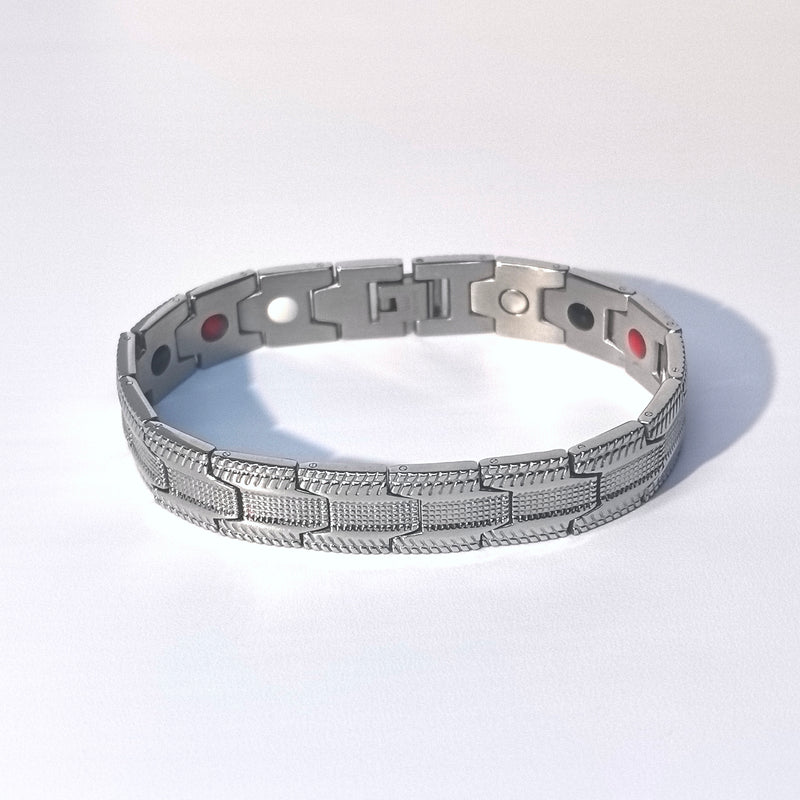 Men's Magnetic Titanium Steel Adjustable Bracelet (for Wellness/Energy) - DXbracelet