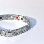 Men's Magnetic Titanium Steel Adjustable Bracelet (for Wellness/Energy) - DXbracelet