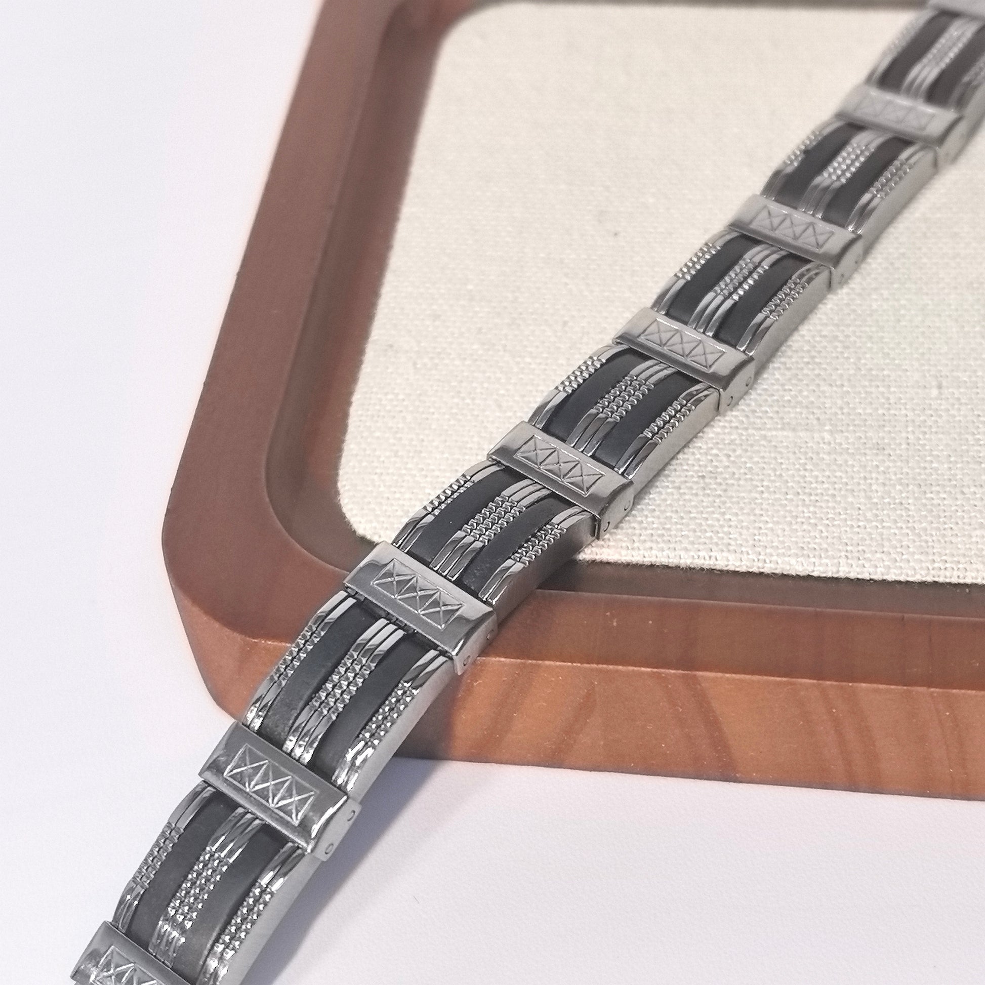 Polka Dot Titanium Steel Bracelet - Unique &amp; Fashionable - DXbracelet