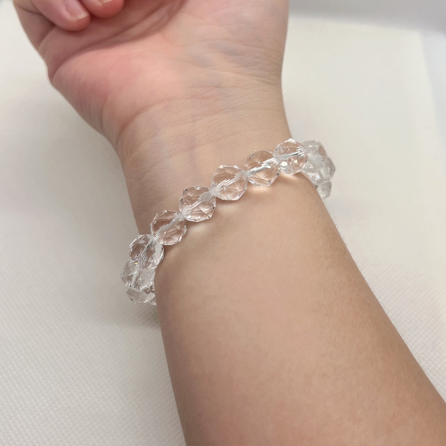 Natural White Crystal Bracelet