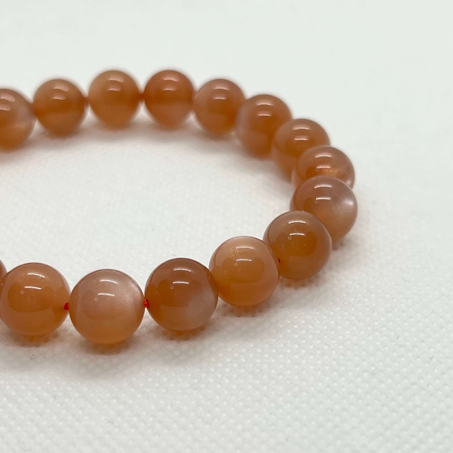Natural Orange Moonstone Bracelet