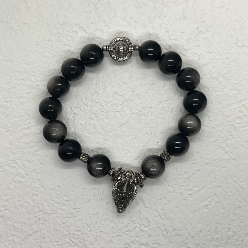 Obsidian Dragon Bracelet - DXbracelet