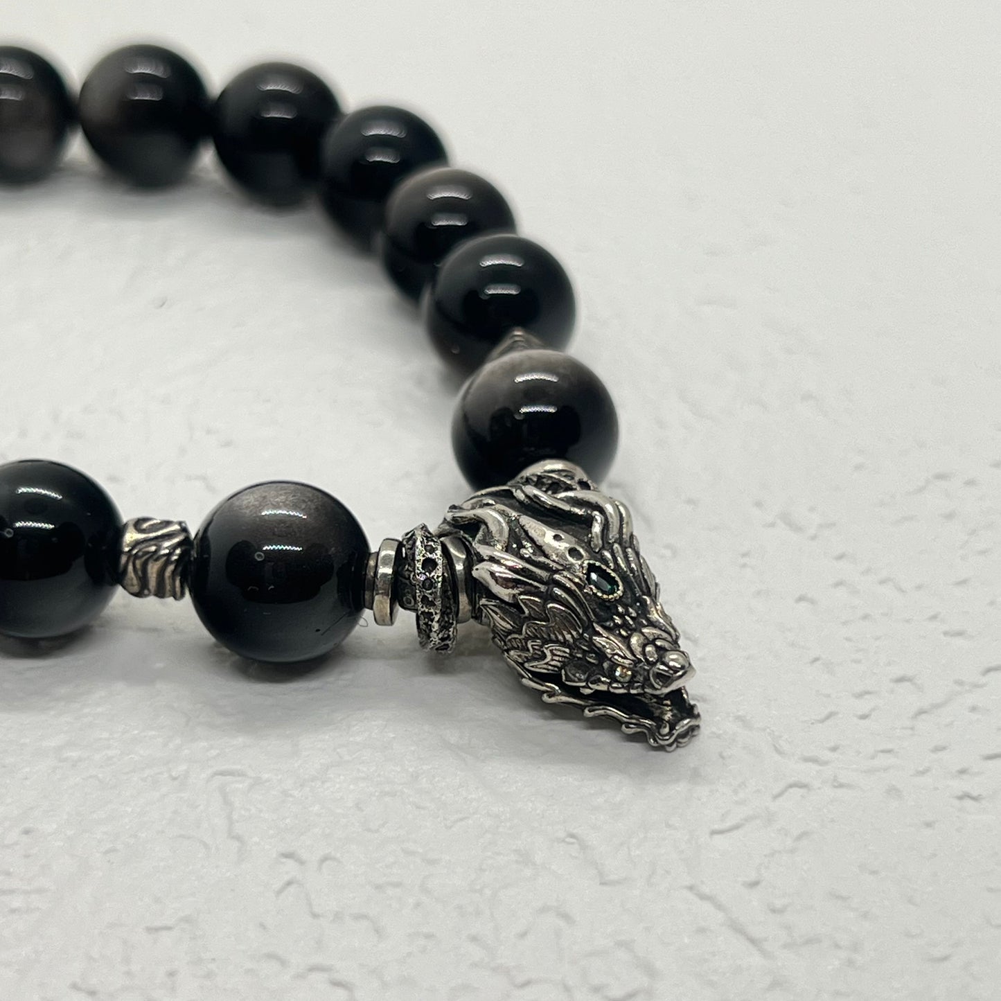 Obsidian Dragon Bracelet - DXbracelet