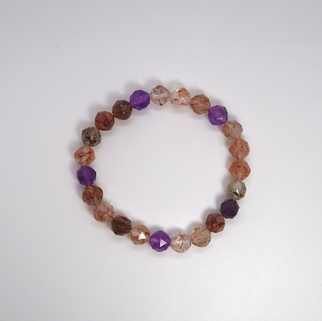 Natural Super Seven Color Crystal Bracelet - DXbracelet