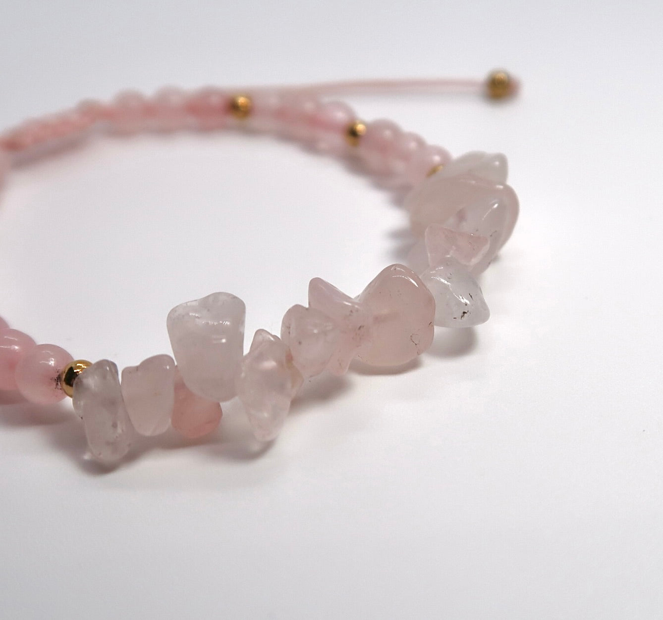 Natural Pink Prystal Bracelet - DXbracelet