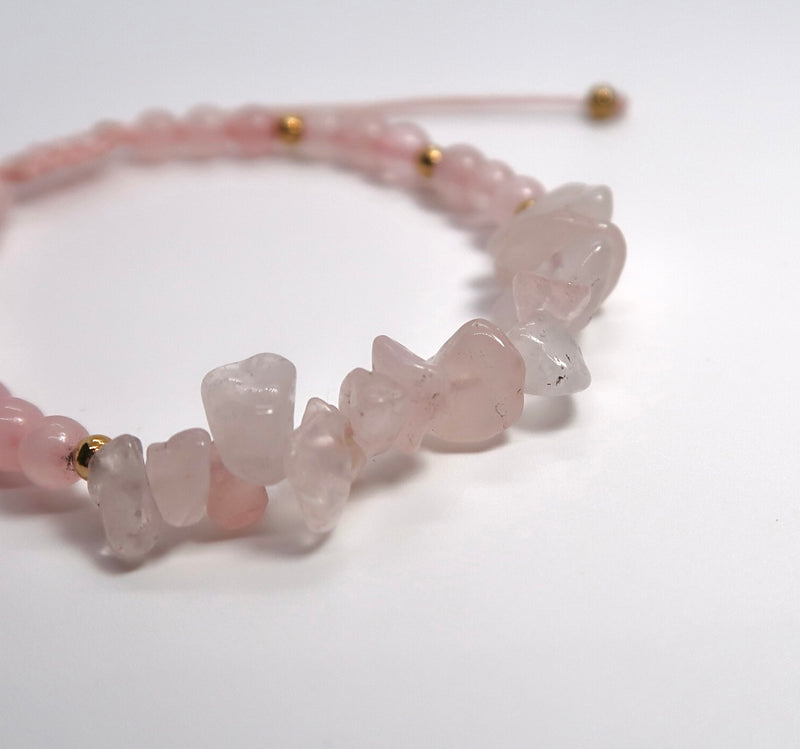 Natural Pink Prystal Bracelet - DXbracelet