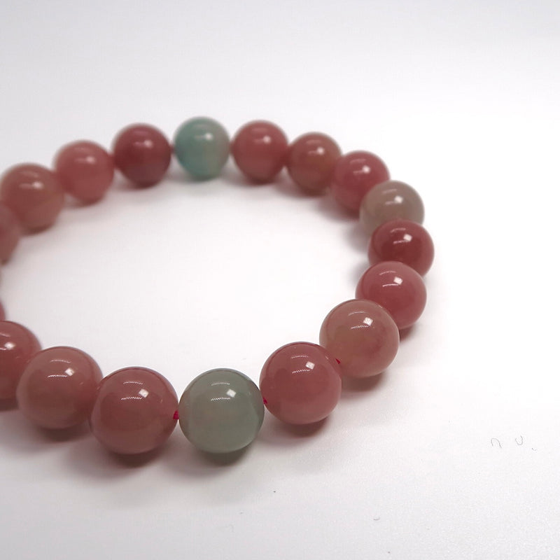 Natural Milkshake Tourmaline Jade Bracelet - DXbracelet