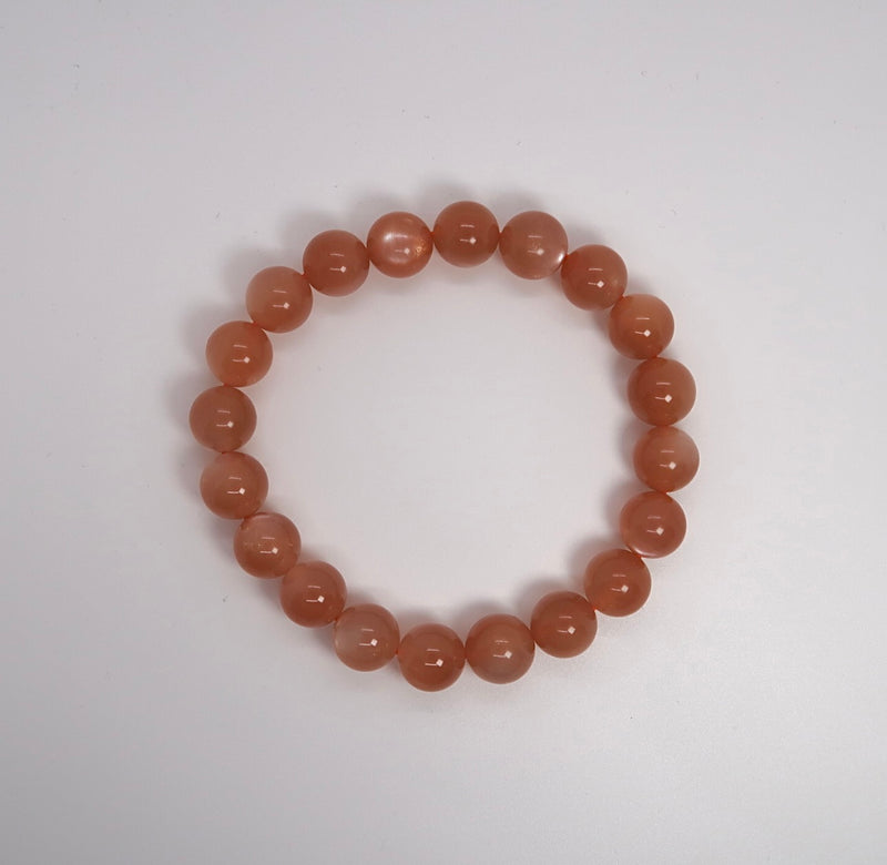 Natural Orange Moonstone Bracelet - DXbracelet