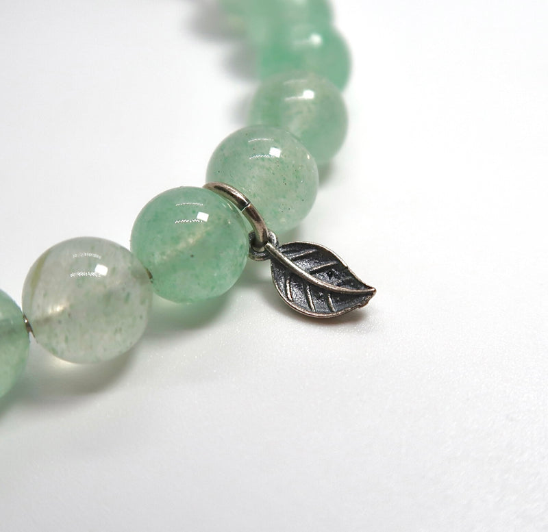 Green Strawberry Crystal Silver Bracelet - DXbracelet