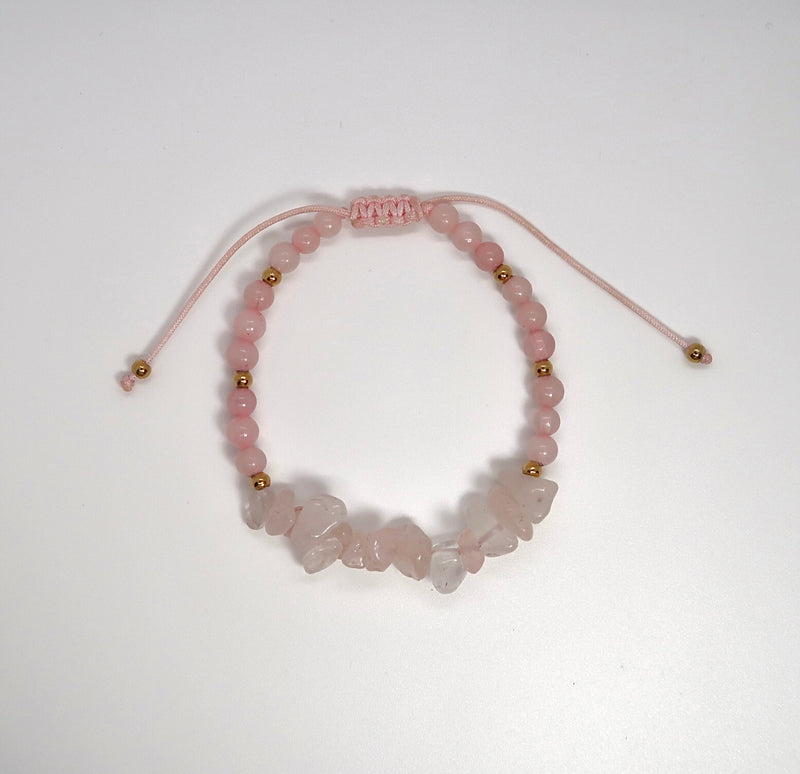 Natural Pink Prystal Bracelet - DXbracelet