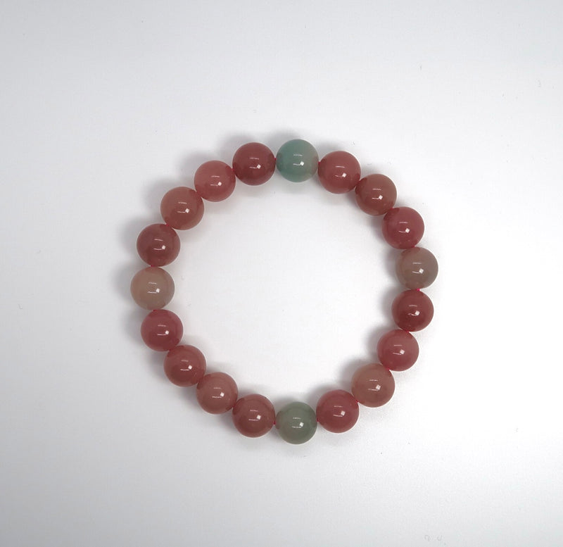 Natural Milkshake Tourmaline Jade Bracelet - DXbracelet