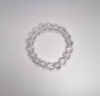 Natural Faceted Clear Quartz Bracelet