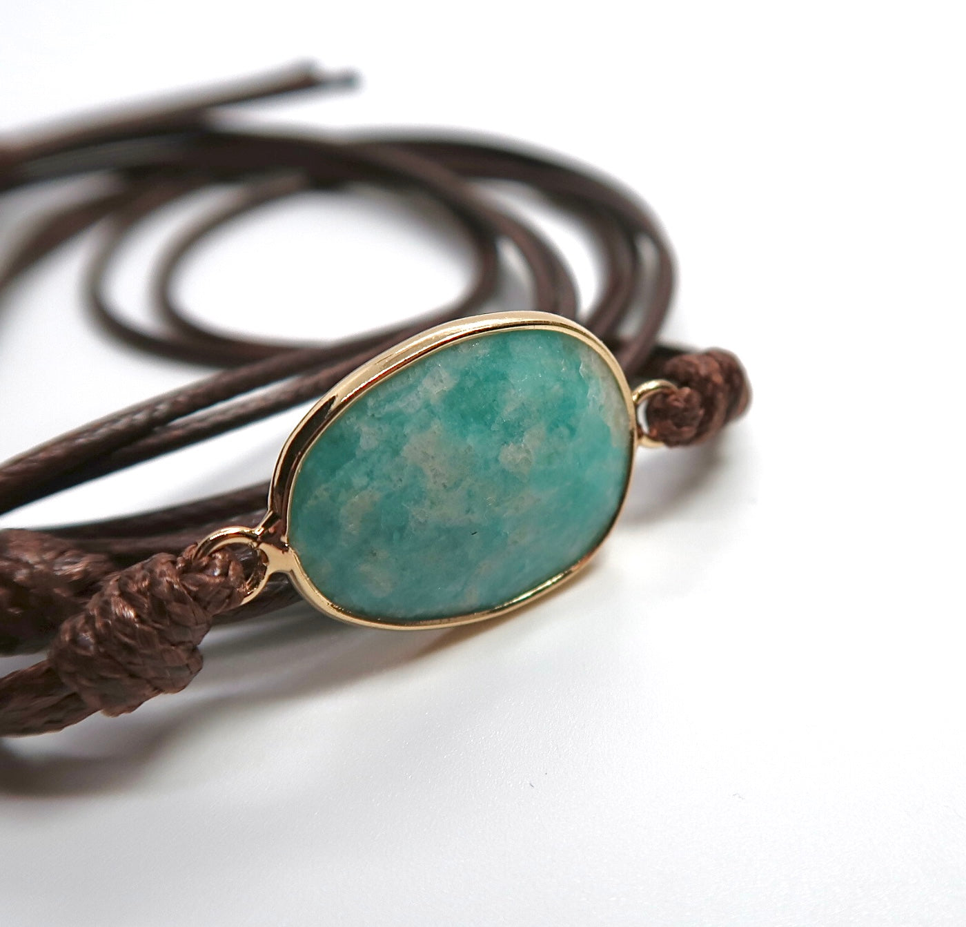 Natural Sparkling Stone Ethnic Bracelet - Artisan Handcrafted - DXbracelet