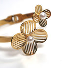 Pearl Flower Titanium Steel Bracelet - Affordable Luxury Accessory - DXbracelet