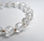White Crystal&Citrine Sterling Silver Bracelet - DXbracelet