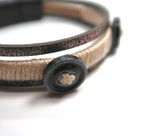 Vintage Hand-Woven Button Leather Bracelet - DXbracelet