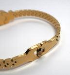 Light Luxury LOVE Openwork Watch Band Style Titanium Steel Bracelet - DXbracelet