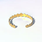 New Floral Cuff Bracelet - Titanium Steel Adjustable Bracelet - DXbracelet