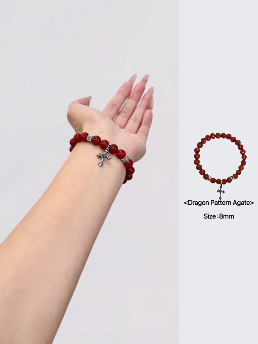 Sterling Silver Cross Bracelet