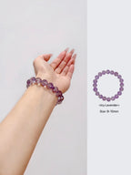 Natural Lavender Amethyst Bracelet